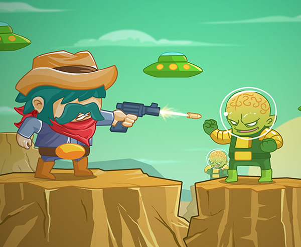Cowboy vs. Martians