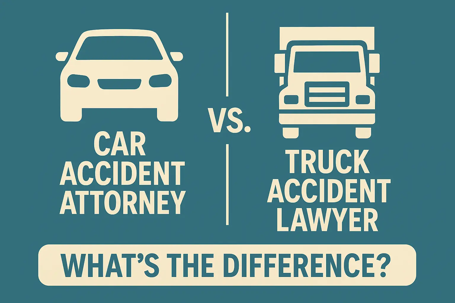 Car Accident Attorney vs. Truck Accident Lawyer: What's the Difference? Thumbnail